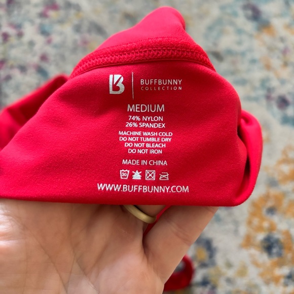 Buffbunny collection Rosa sports bra medium red - Picture 3 of 3